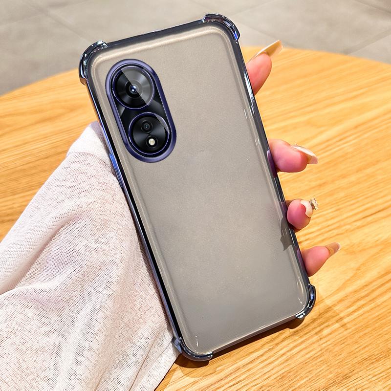 Противоударный чехол с подушкой безопасности и пленкой для объектива для Realme C53 C35 C33 C31 OPPO A93 A96 A97 A57 A58 A72 A35 A55 A56 A57 A17 A9 A5 Reno 6 7 8 9 10 11 12 Pro