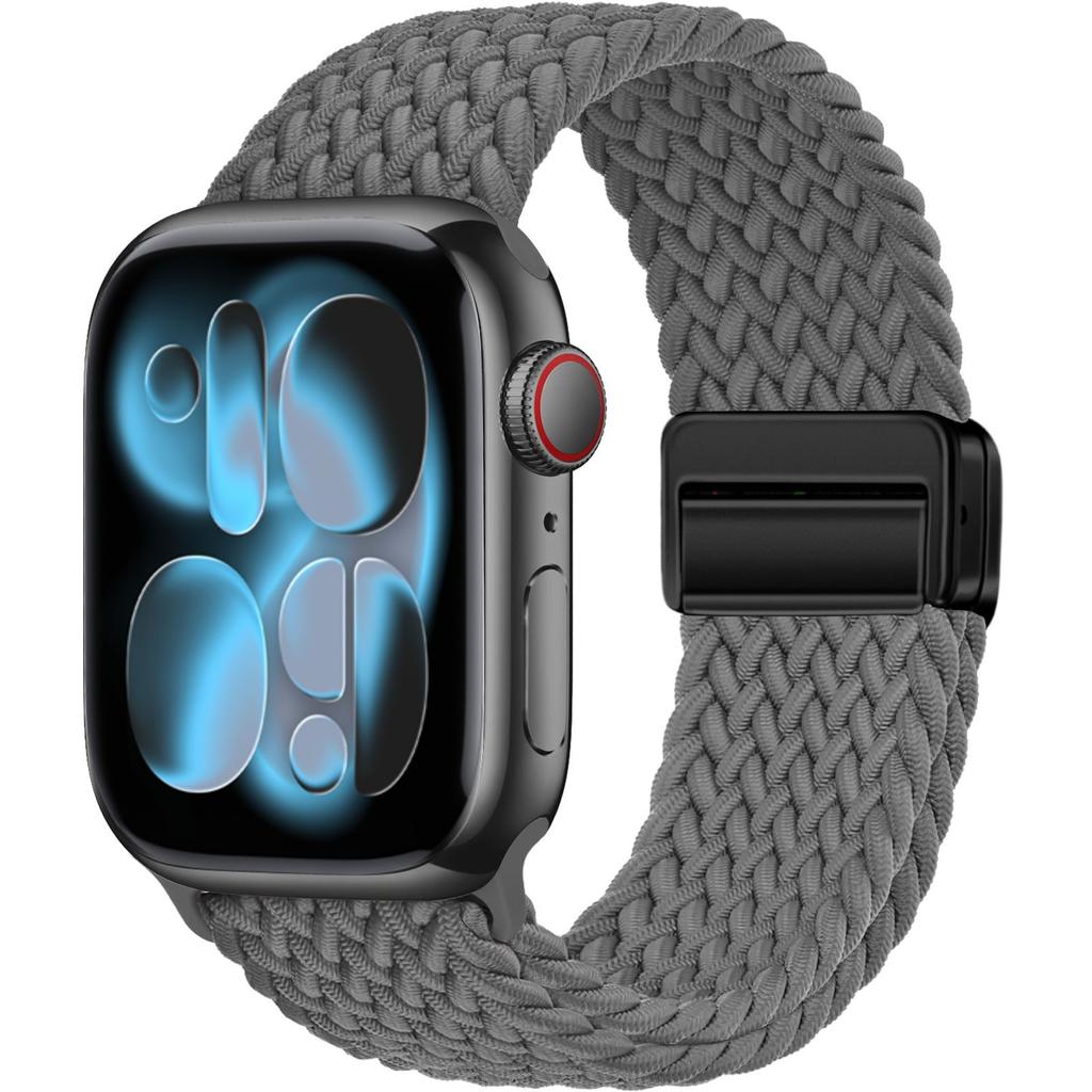 Solo loop Strap For Apple Watch ultra2 3 Band 49mm 44mm 40mm 45mm 46mm magnetic Braided Bracelet iWatch series se 7 6 8 9 10 11