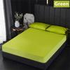 Deep Pocket Bed Fitted Sheet With Elastic Band 100% Waterproof Bedding Portector Mattress Topper Cover No Pillowcase
