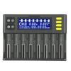 LiitoKala lii-S8 Battery Charger Li-ion 3.7V NiMH 1.2V Li-FePO4 3.2V IMR 3.8V Charger for 18650 26650 21700 26700 AA AAA