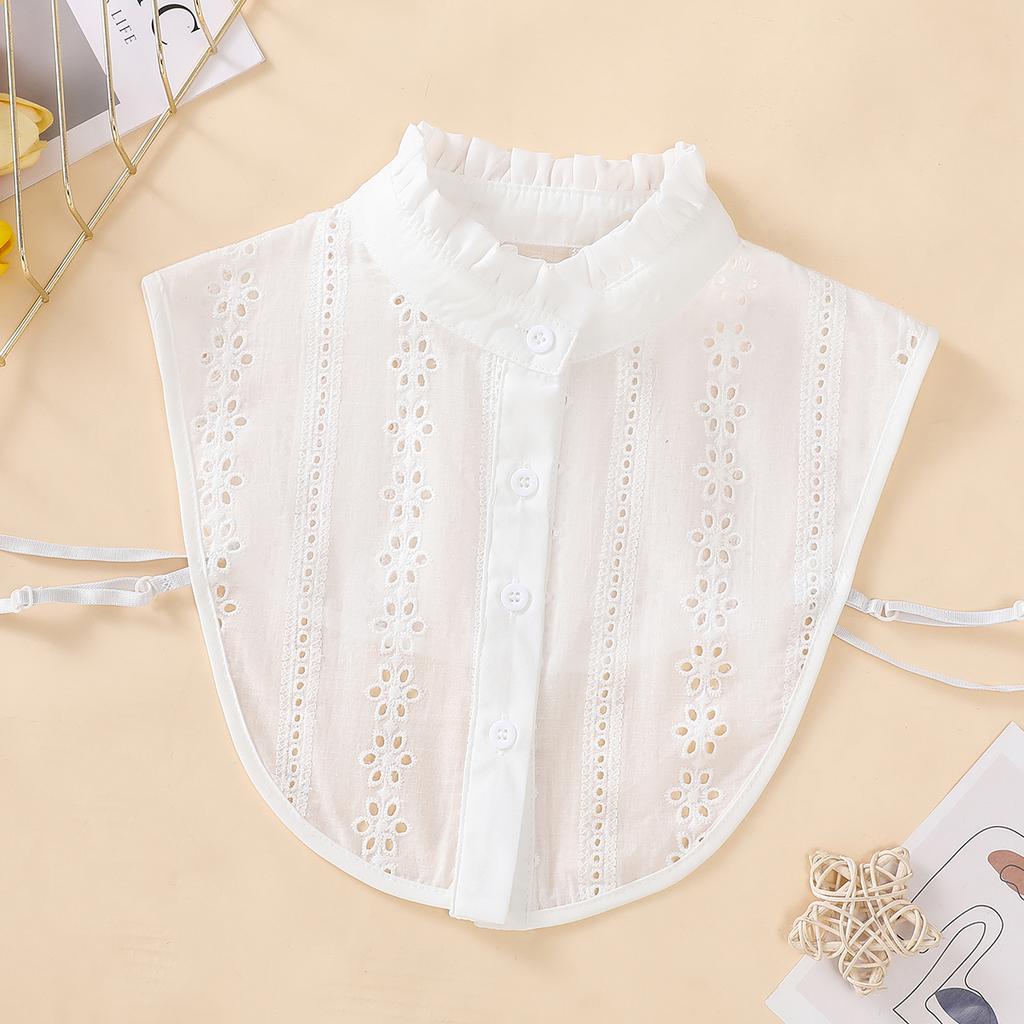 Women's Hollowed Out Breathable Fake Collar, Fashionable Standing Collar, Professional Casual Versatile, Detachable Fake Collar
