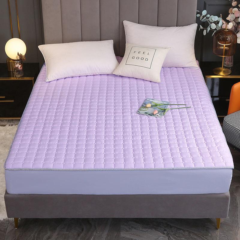17 цветов стеганый наматрасник с принтом Нескользящая простыня Queen King наматрасник пылезащитный чехол