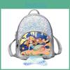 Glitter Mermaid With Small Tail Childrens Backpack Adjustable Straps Shoulder