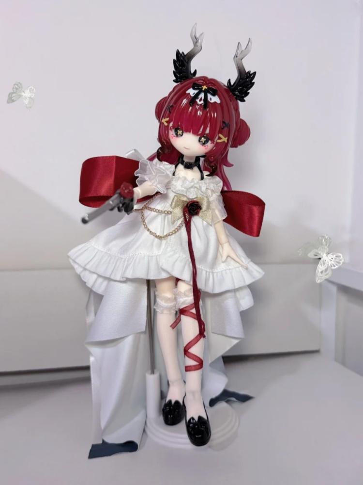 Новая Горячая Серия Meki Final Blessing 1/8 Bjd Слепой Ящик Милая Модная Аниме Фигурка Действия Модель Настольное Украшение Игрушки Подарки на День Рождения