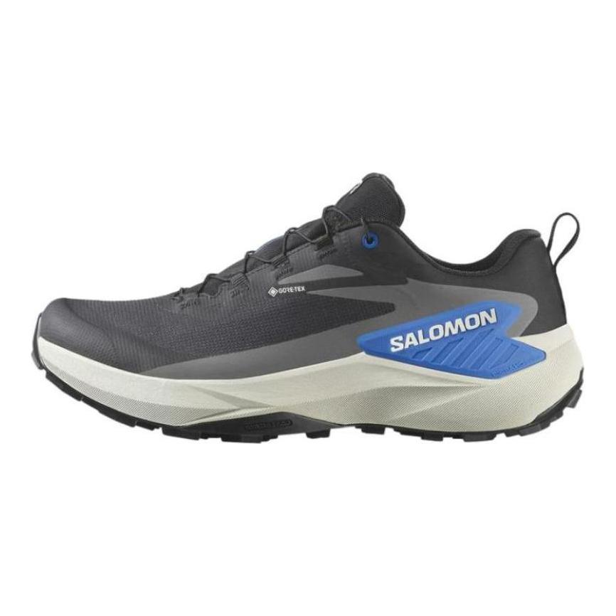 SALOMON GENESIS Износостойкие И Водонепроницаемые Низкие Кроссовки для Трейлраннинга и Повседневной Носки Мужские Черные Кроссовки 478078
