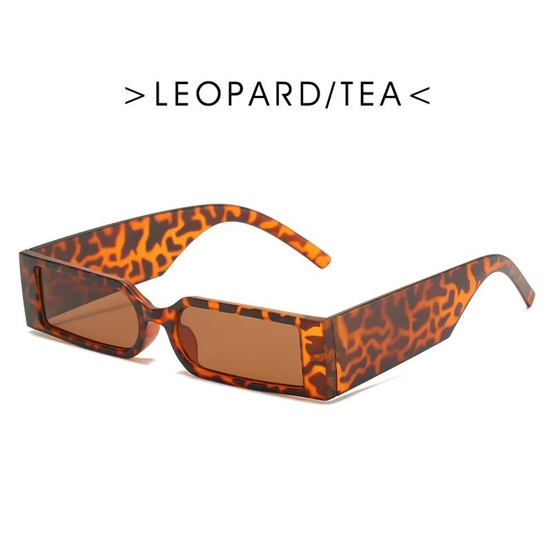 Rectangle Fashion Sunglasses Man Hip Hop Vintage Designer Black Shades Sun Glasses Small Frame Personality  Lentes