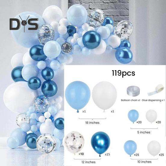 Комплект для гирлянды из воздушных шаров, набор латексных шаров для дня рождения, выпускного, детского душа, свадебного украшения