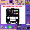 For Ford Escape 2007 2008 2009 2010 2011 2012 Android 14 Auto Multimedia Car Player Radio Navigation GPS Stereo No 2din Carplay