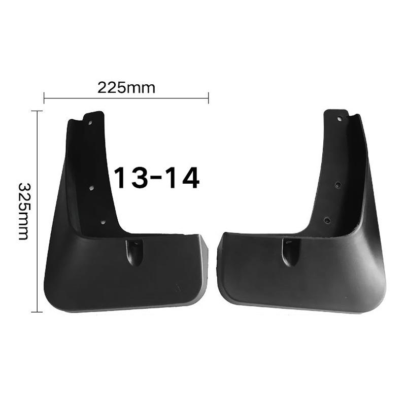 Auto Mud Flaps Kit for Mitsubishi Outlander 2015- 2018 Mud Fender Splash Guard Front and Rear 4-PC Set Car