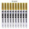 Xiaomi 1-20Pcs/set Oil Based White Black Permanent Paint Markers Pens 0.7mm Extra Fine Waterproof for Rock Painting, Wood, Metal Canvas