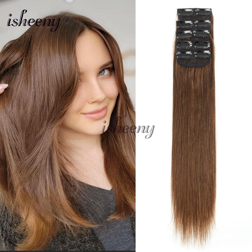Invisible Hair Pads Clips In Real Human Hair Extensions 5pcs/pack Mini Clips In Hair 2 Clips On Machine Remy Hair for Women