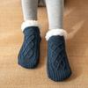 Couple Socks Fashion Pattern Keep Warm Washable Non Slip Knitting Floor Socks for Home