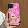 Мультяшный чехол Ketnipz для iPhone 16 15 14 11 12 13 Pro Max Plus 12 XS Max, задняя крышка, матовый чехол