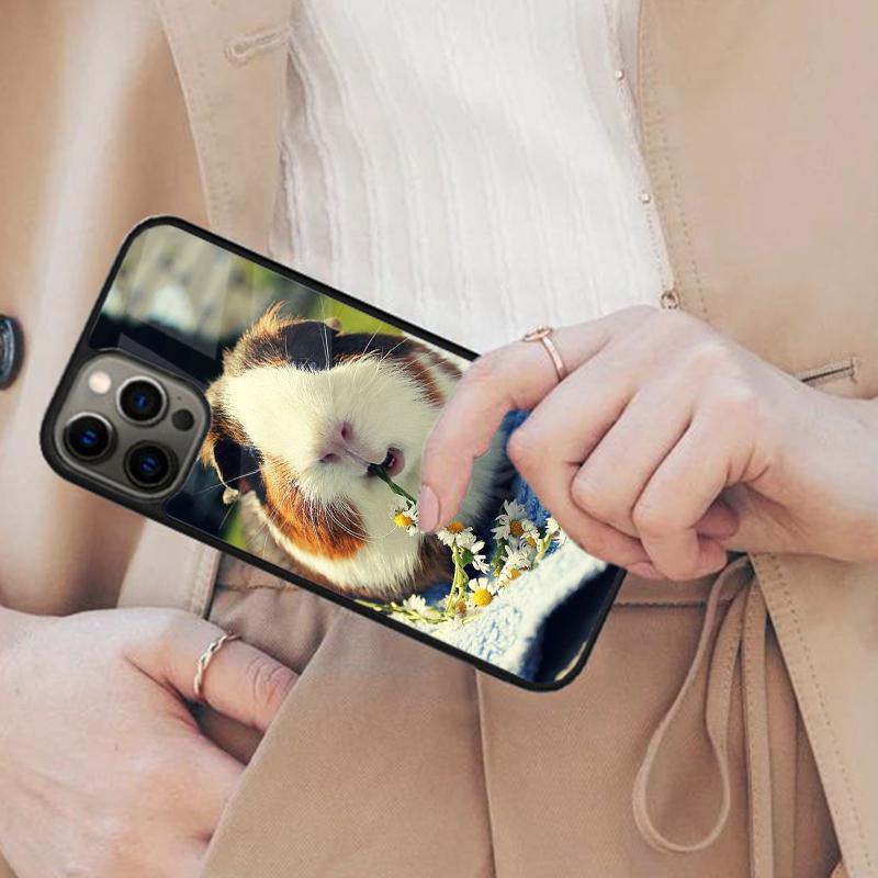 Creative Simple Cute Guinea Pig Magnetic Phone Case For APPLE iPhone 17 Air 16 14 13 12 Pro Max 15 Plus Wireless MagSafe Cover