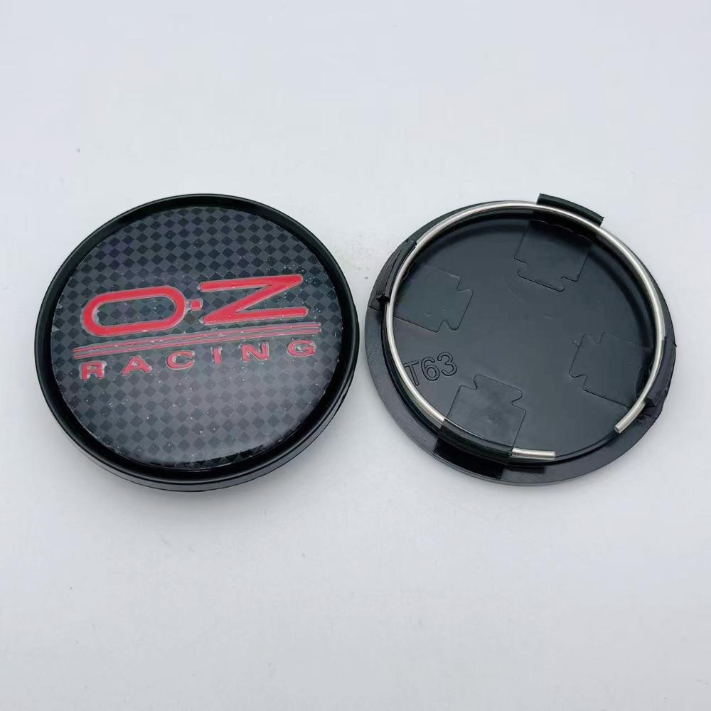 4pcs 63mm 58mm OZ O.Z Racing Logo Emblem Badge Car Wheel Center Cap Wheel Hubcap Rims Dust Cover M592 Car Styling Accessories