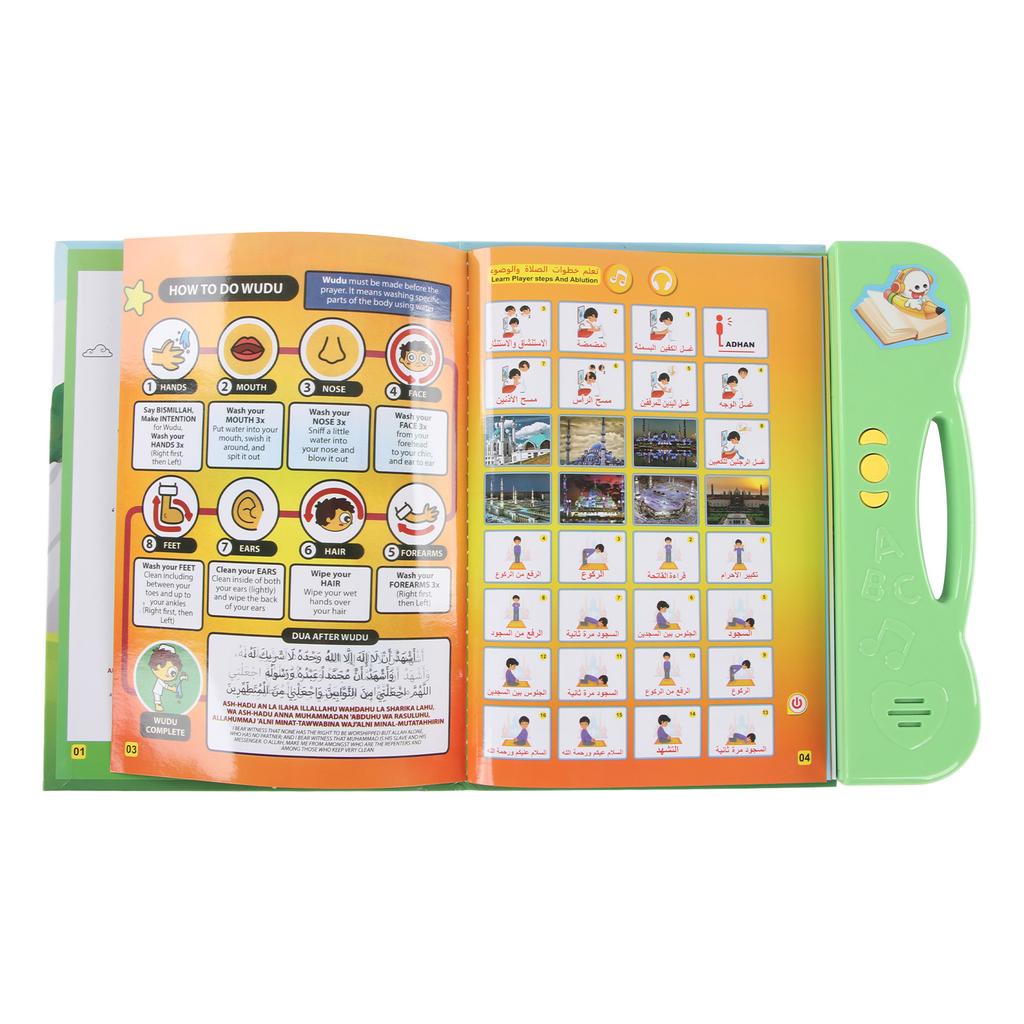 Interactive Children Sound Book English Arabic Language Acquisition Educational Electronic Reading