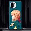 Фиолетовый Эвергарден аниме для Xiaomi Mi Poco X3 NFC M3 Pro Note 10 Lite 11 10T Pro 5G 9T черный силиконовый чехол для телефона роскошный чехол
