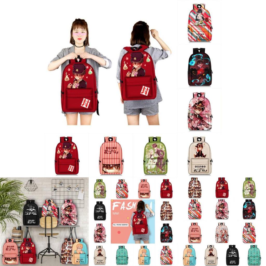 Стильный и удобный рюкзак Ханако-куна из аниме «Туалетный мальчик Ханако» для путешествий на открытом воздухе
