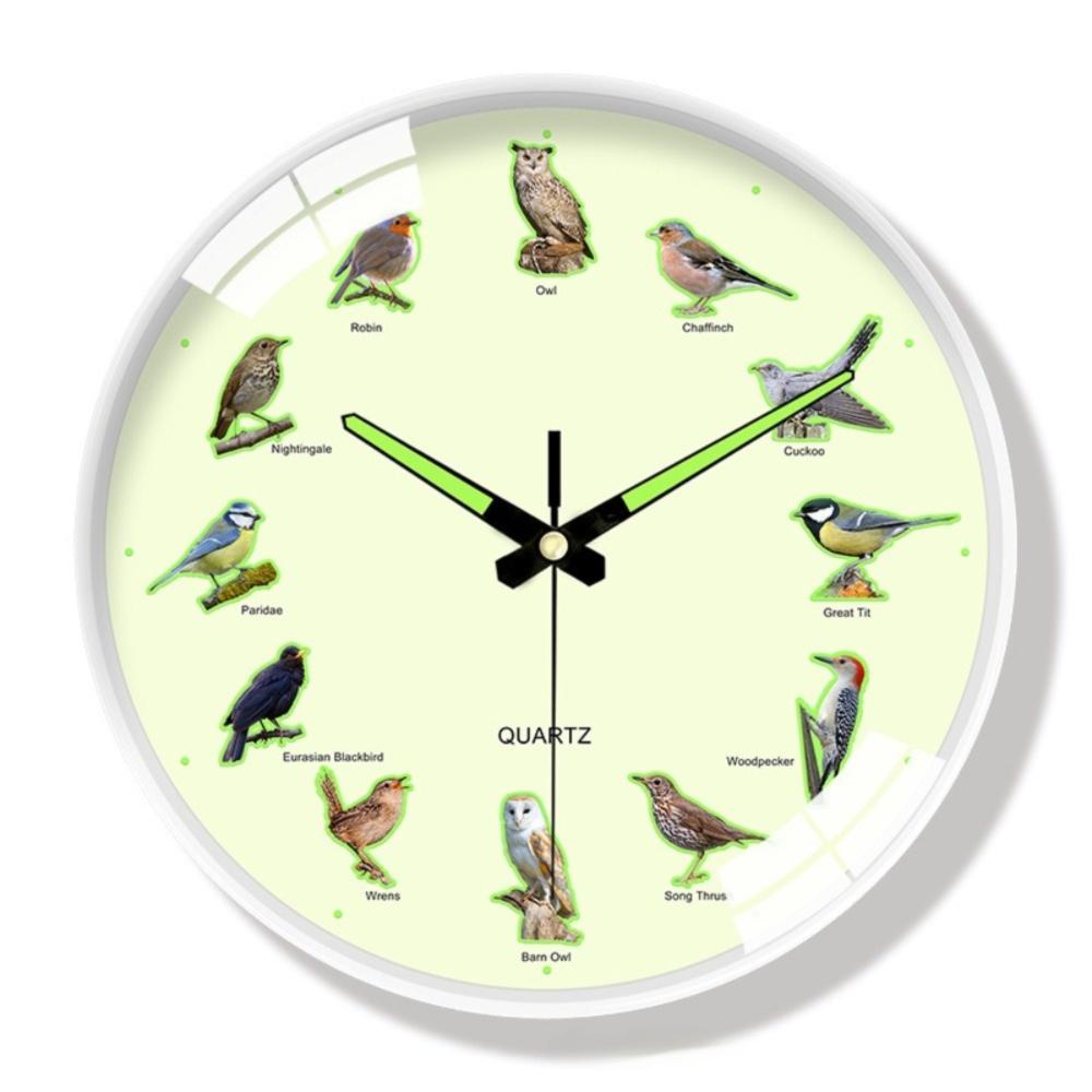 Easy To Read Wall Hanging Clock Luminous Dial Home Decor Clock Round Wall Clock for Office