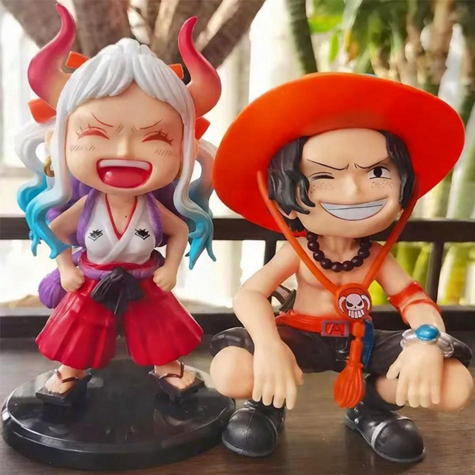 Высококачественные 13 см One Piece Эйс Ямато Аниме Персонажи Фигурки Действия ПВХ Коллекционная Модель Игрушечные Автомобили Украшения Подарок на День Рождения