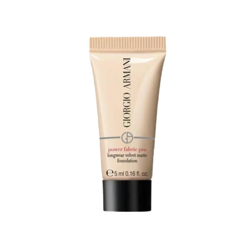 Armani Пробник макияжа Стойкая тональная основа Flawless Pro версия размер для пробы естественно осветляет тон кожи #1.6 Powder White 5 мл
