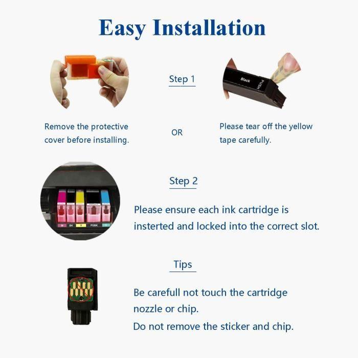 ПРИНТЕР Caidi 502xl Картриджи с чернилами Совместимый для Epson 502 XL Epson XP-5105 XP-5100 Workforce Pro WF-2865DWF WF-2860DWF2039