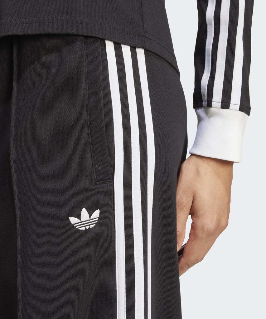adidas Широкие спортивные штаны с тремя полосками - Черные:Белый / Jv7473