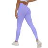 Women's High-Waist Seamless Knitted Yoga Leggings - Peach Hip-Lifting, Outdoor Fitness Running Pants