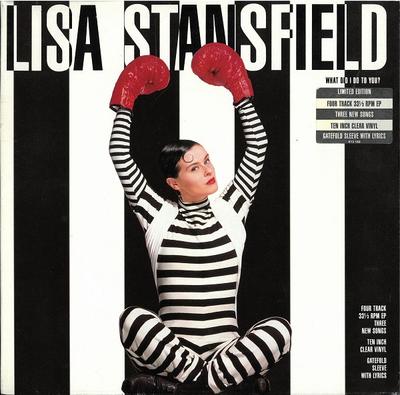 10-дюймовая пластинка LISA STANSFIELD - Что я сделала с тобой? 613169 ARISTA 1990 Великобритания Танцевальная и Электронная Б/У