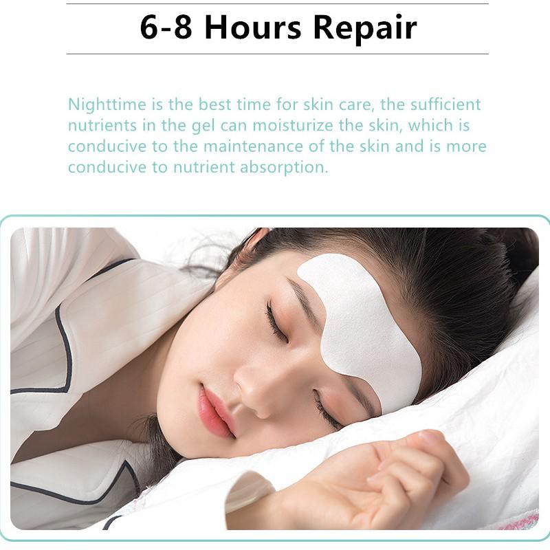 10Pcs/Box Forehead Line Removal Anti-wrinkle Stickers Frown Lines Treatment Anti-aging Lifting Mask Moisturizng Patch Skin Care Facial Pad