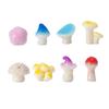 Artistic Resin Mushroom Figures For Fairy Garden Craft Home Decor Gift For Hobbyists
