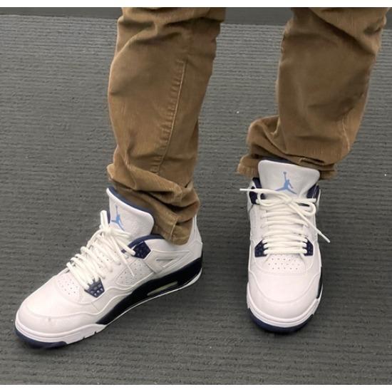 Air Jordan 4 Retro LS Legend Blue Columbia AJ4 2015 VNDS 314254-107