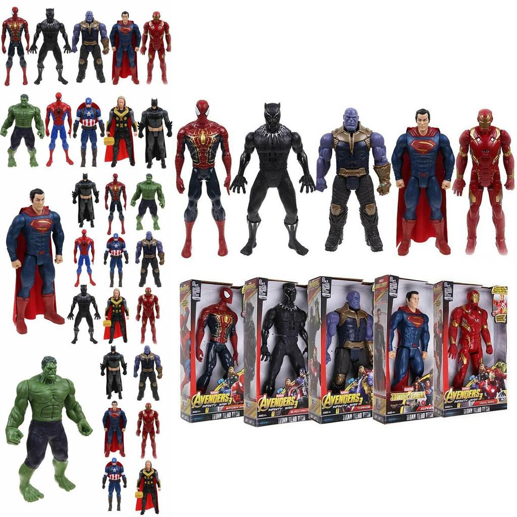 Stunning Avengers Infinity War Hulk Spiderman Thanos 12" Sounding Glowing Figure Toy Ideal Gift For Superhero Enthusiasts
