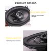 1Pair Universal Car Coaxial Speakers 4*6 Inch High Power Car Audio Stereo Speakers Full Range Audio Non-Destructive Installation