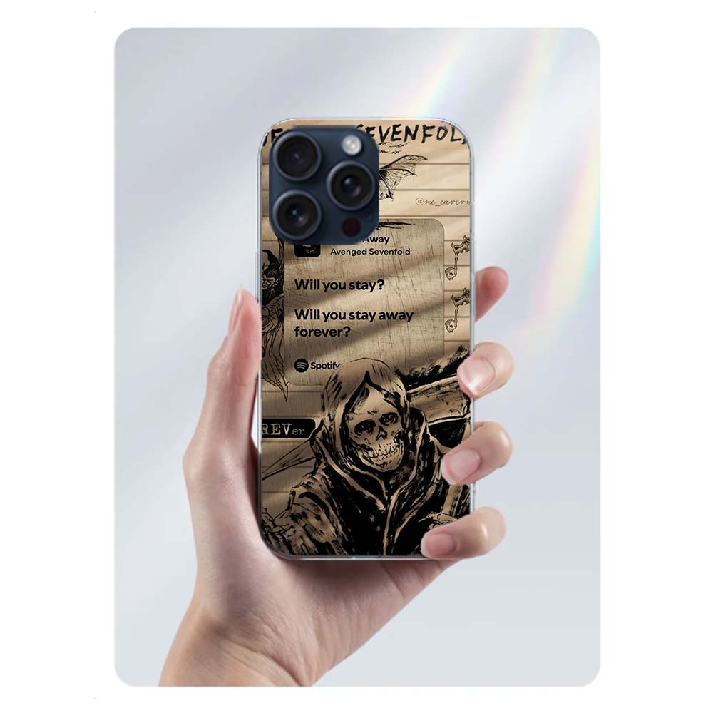 A-Avenged Sevenfold Прозрачный чехол для телефона для iPhone 17 Air 16 Pro Max 15 Pro 14 Plus 17E 16E 11 13 12 Mini Чехлы Fundas Cell T