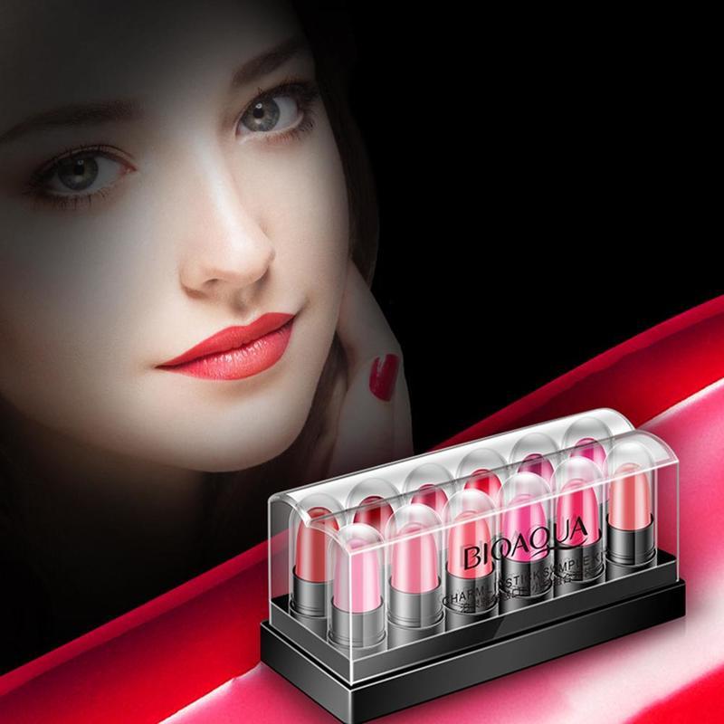 Нежная женская увлажняющая помада 12 шт. BIOAOUA прочная водостойкая длинная губная помада липкая косметическая не помада