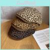 Splicing Design Fashion Leopard Print Pattern Women Casual Beret For Daily Wear