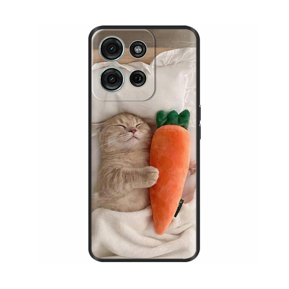 Для Motorola Moto G75 Чехол для Moto G35 G55 G15 Милые Расписные Мягкие Чехлы Задняя Крышка Телефона Для Motorola Moto G75 5G MotoG75 Fundas
