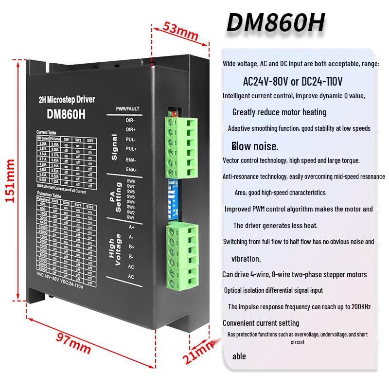 Драйвер шагового двигателя Abdo DM860H с замкнутым контуром