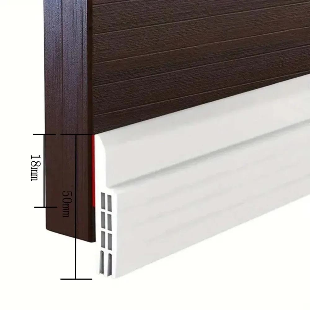 New Noise Cold Door Draft Stopper Air Insulation Draft Guard Weather Stripping Door Seal for Exterior & Interior Doors