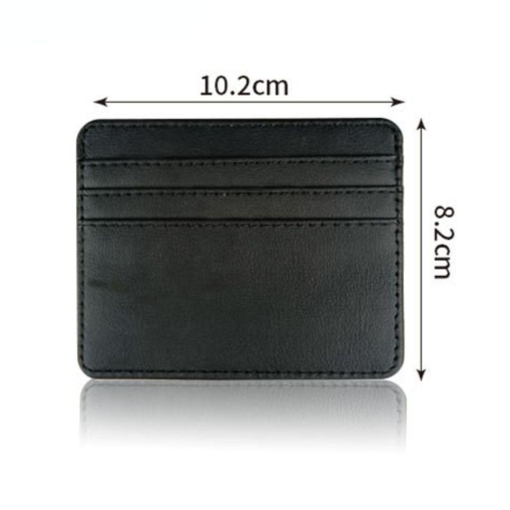Card Credit Card ID Card Slim Billfold Short Purse Multi Slot Card Holder Women Men Short Wallet