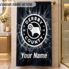 Beach TowelDerby County Custom Name Text Personalized Soft Towel for Beach Pool Indoor Home Decor Gift