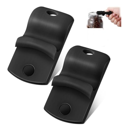 Mason Jar Opener 2 Pack with Strong Magnets - Jar Lid Opener for Wide Mouth and Regular Mouth Lids 2.56 inch Ergonomic Magnetic Canning Tool