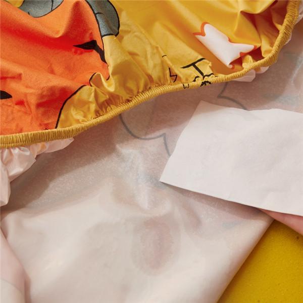 New Waterproof Bed Sheet Printed Cartoon Bed Fitted Sheet Mattress Covers Deep Pocket Bed Protector Sheet
