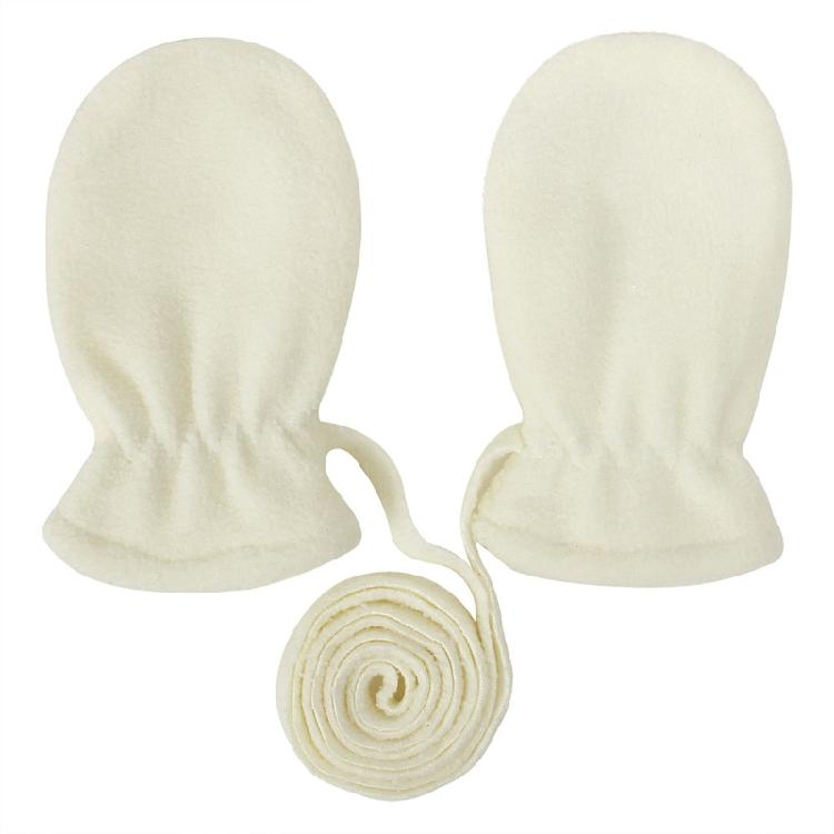 Перчатки из поларфлиса, полнопалые, плюшевые варежки для малышей, зимние, теплые