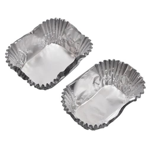 MA Packaging Aluminum Foil Side Dish Containers, Oval, Large and Small, Set of 15 Large and 15 Small, Made In Japan, NH33145, 30 Sheets