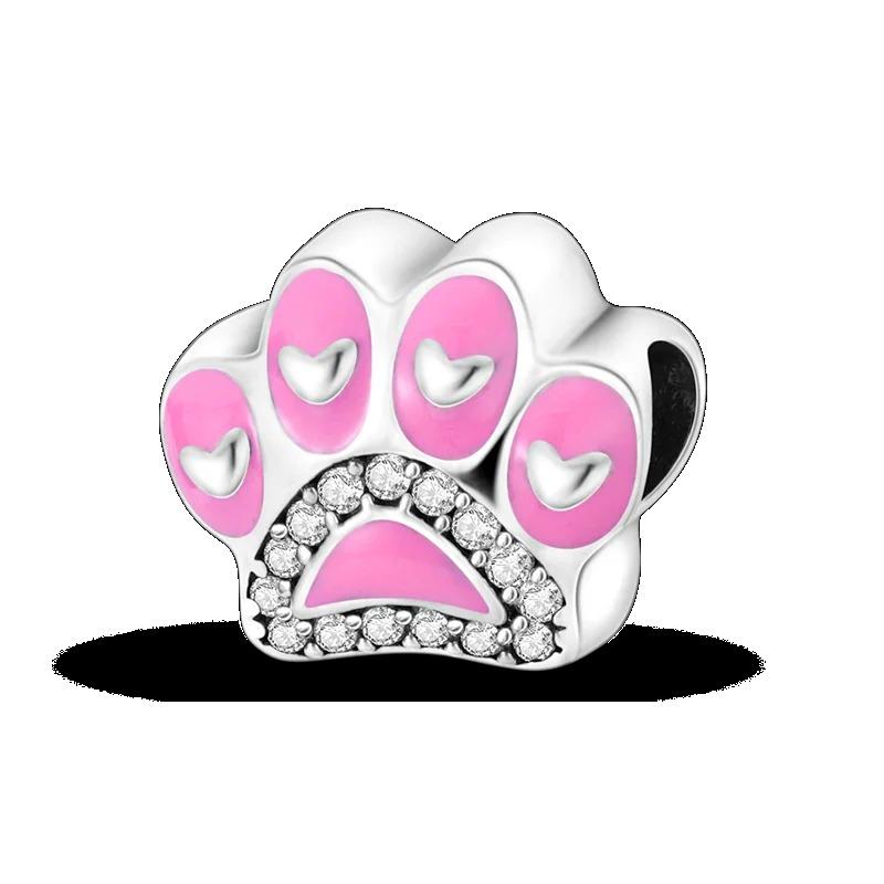 925 Sterling Silver Spring New Animal Beads Fit for Original Bracelet Jewelry Making Butterfly Firefly Chameleon Charms