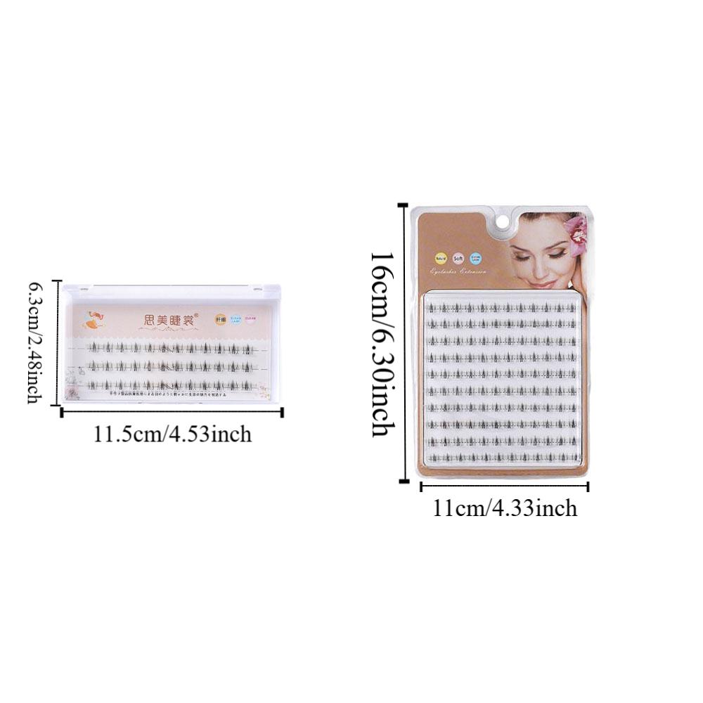 Makeup Fluffy False Eyelashes Dense Segmented Eyelashes Bundles  Beauty