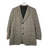 Wool Check Pattern Tailored Jacket R50-46 Men's Used