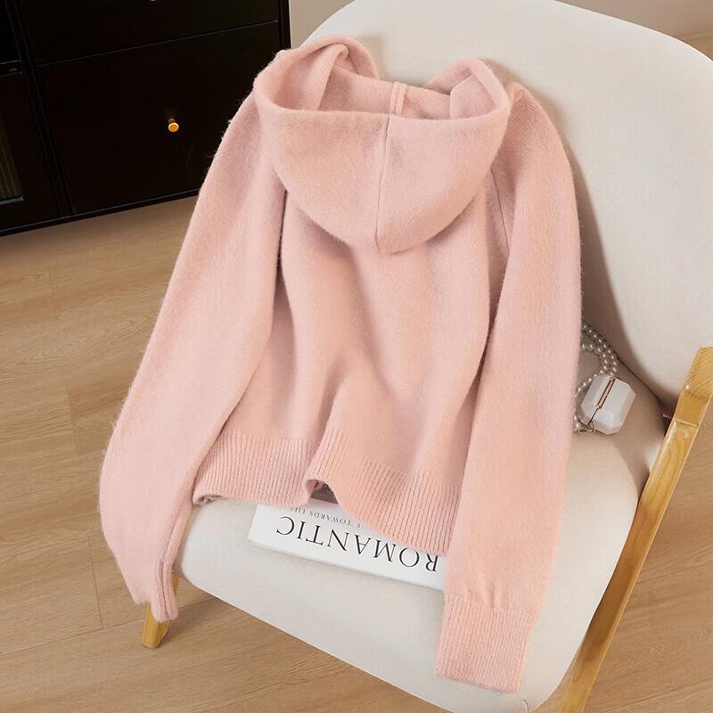 Women's Sweet Style Hooded Knit Sweater
